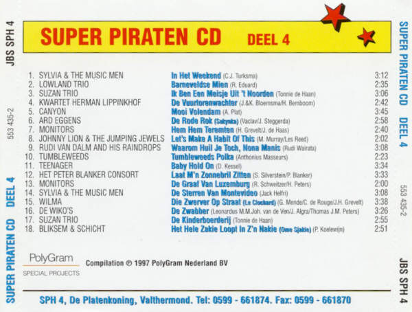 Super Piraten Cd Deel 04 : Back